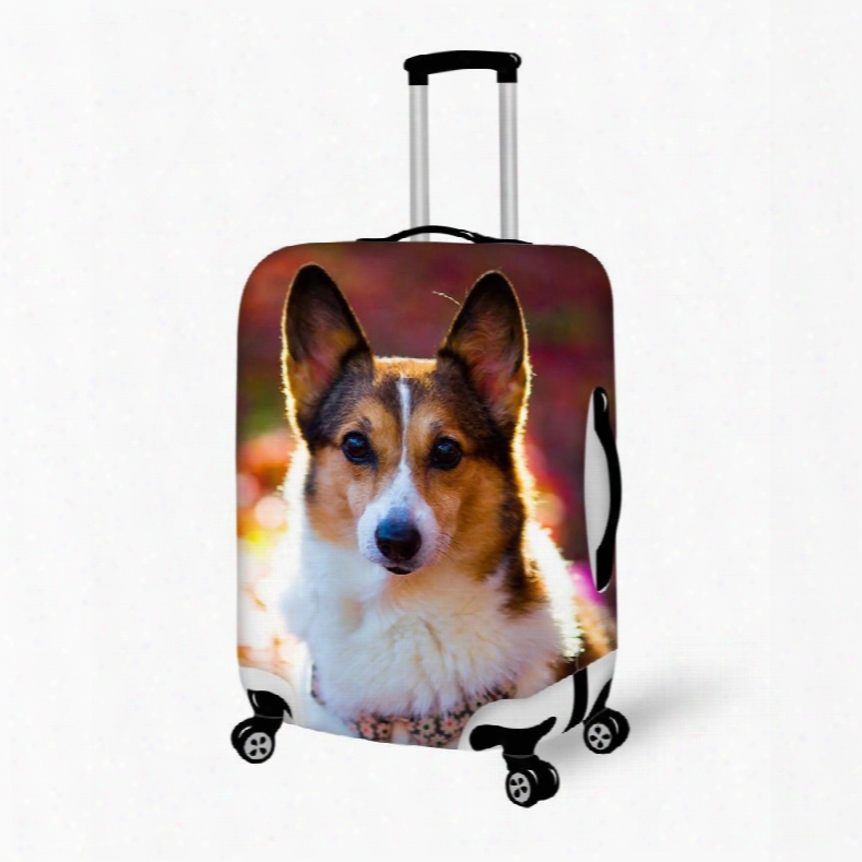 Wonderful Dog Pattern 3d Painted Luggage Cover