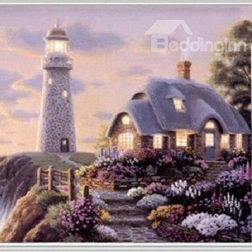 Wonderful Dreaming House 1-piece Diy Diamond Sticker