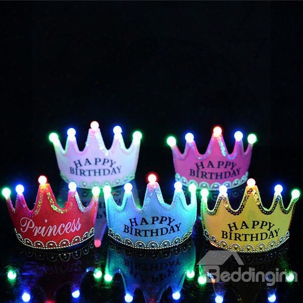 Wonderful Shining Baby Birthday Hat Decoration