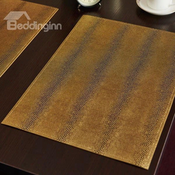 Amazing Rectangle Fabric Snake Grain Fastness Heat Resistant Decorative Table Placemat