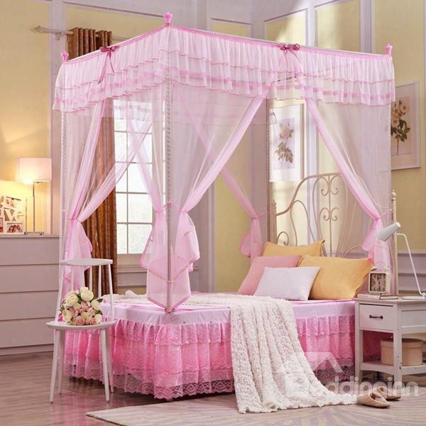 Beautiful Solid Color Lightweight Canopy Mosquito Net