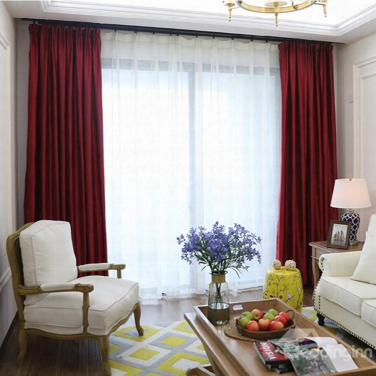 Blacko Ut And Decoration Polyester Plain Weave Colorful Choice Room Curtains