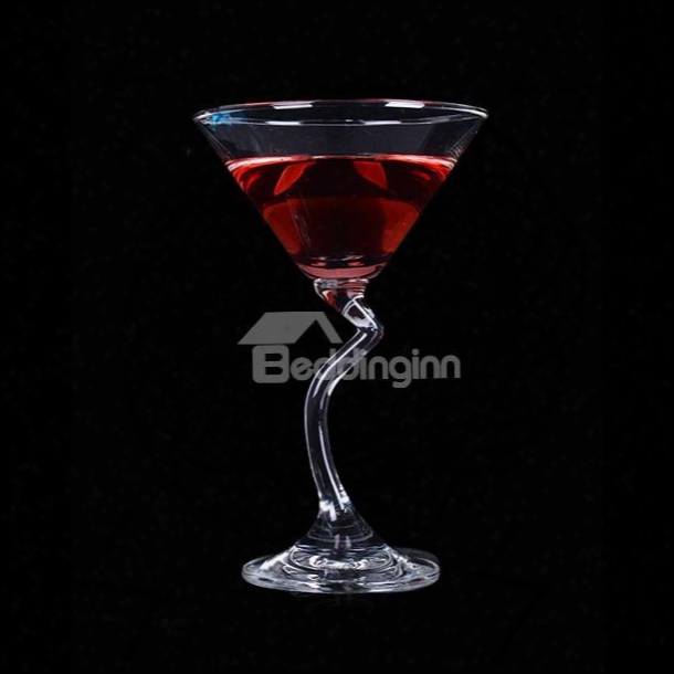 Creative Z-stem Martini Glass Cocktail Glass 1-piece