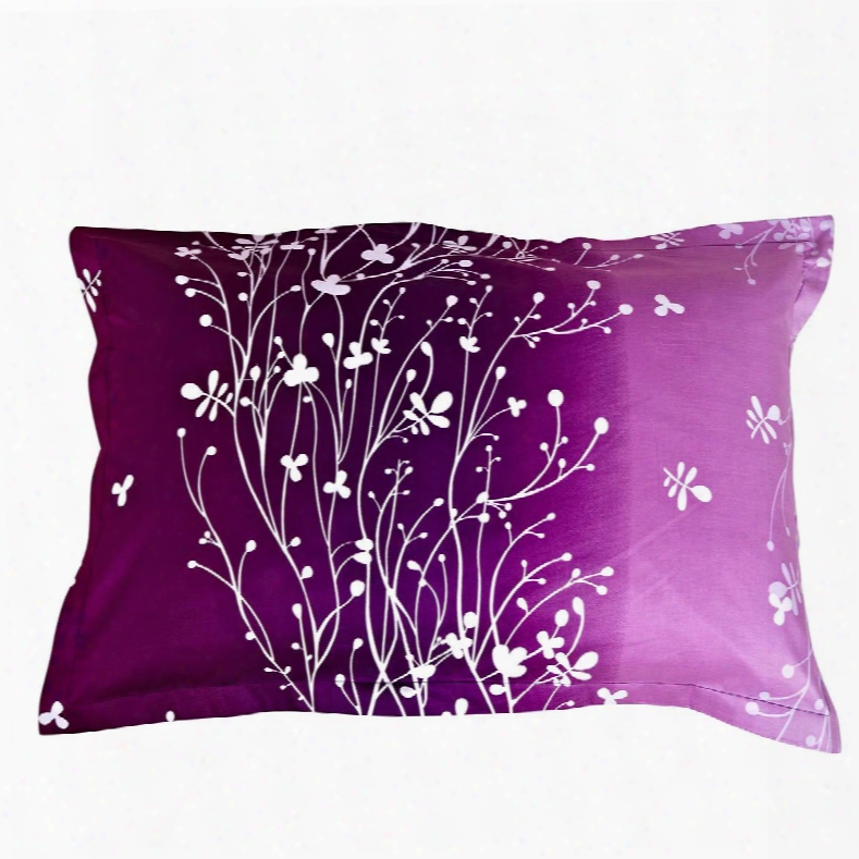 Dazzling The Flowering Vine Of Crystal One Pair Cotton Pillowcases