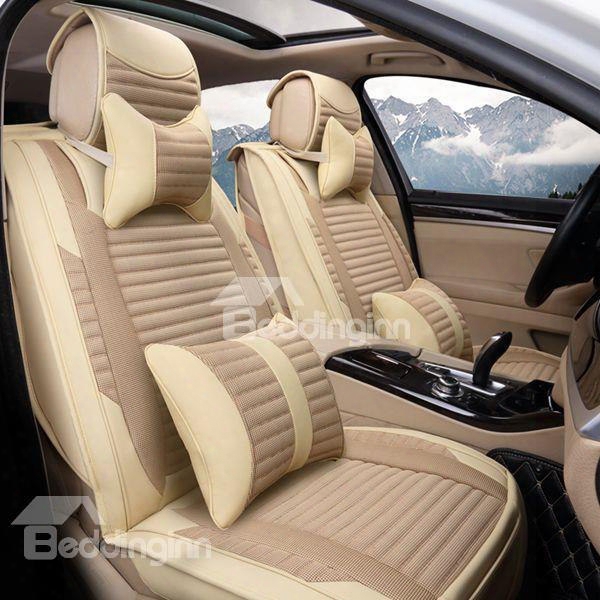Fashional Popular Mixed Color Design Leather Universal Car Seat Cover
