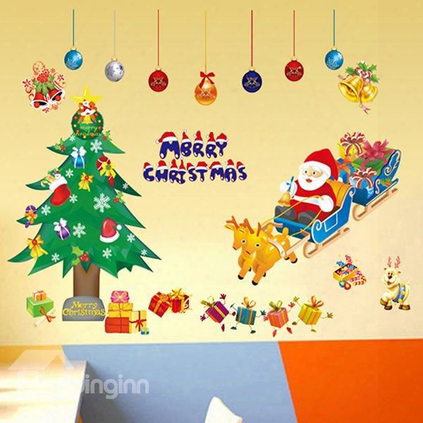 Festival Christmas Theme Nursery Removable Wall Sticker11478332