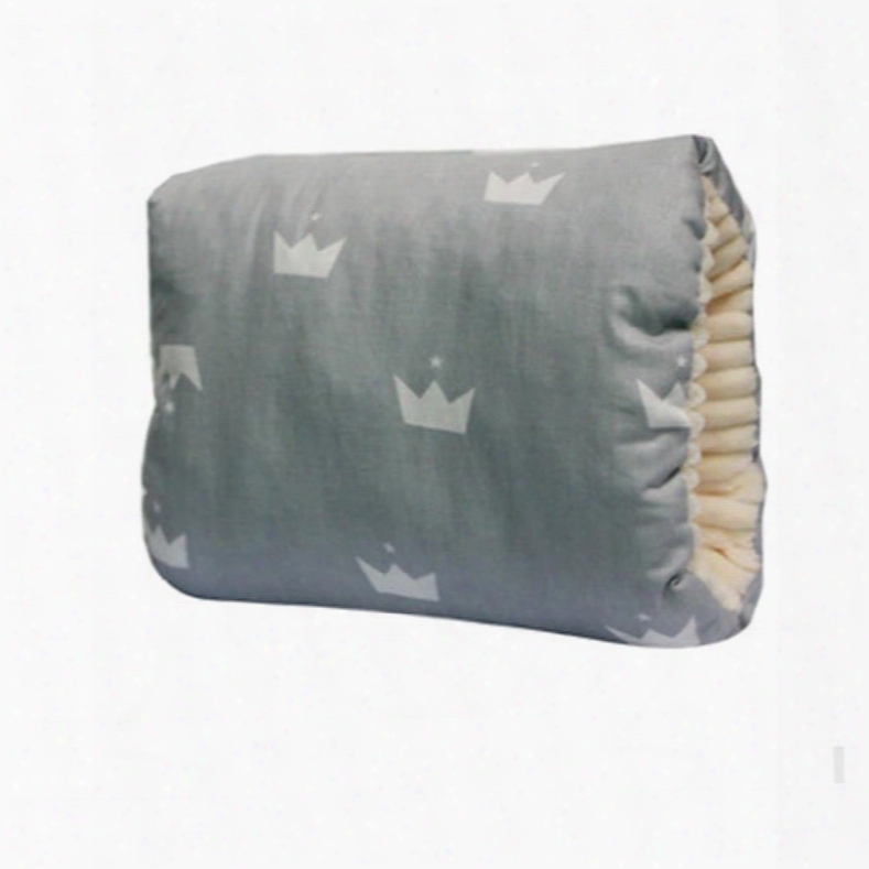 Gray Crown Simple Stylee Nursing Breastfeeding Pillow