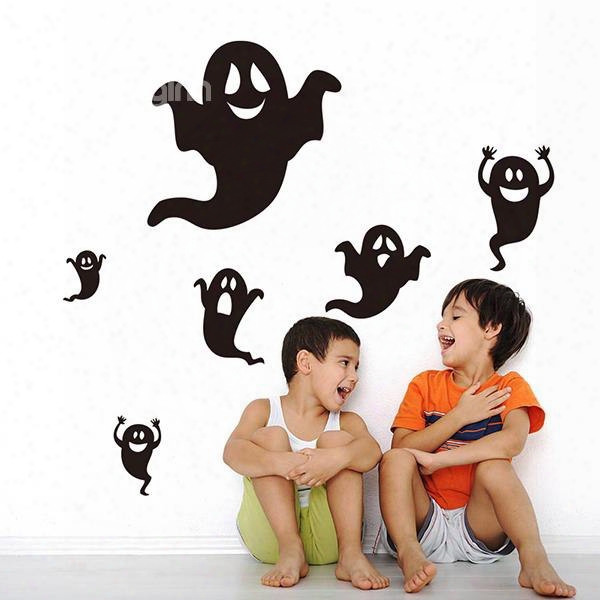 Halloween Little Spirits Ghosts Nursery Removable Wall Sticker