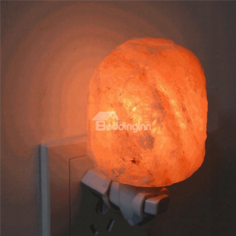 Natural Shaped Himalayan Salt Lamp Air Purifier Crystal Lam Pnight Bedroom