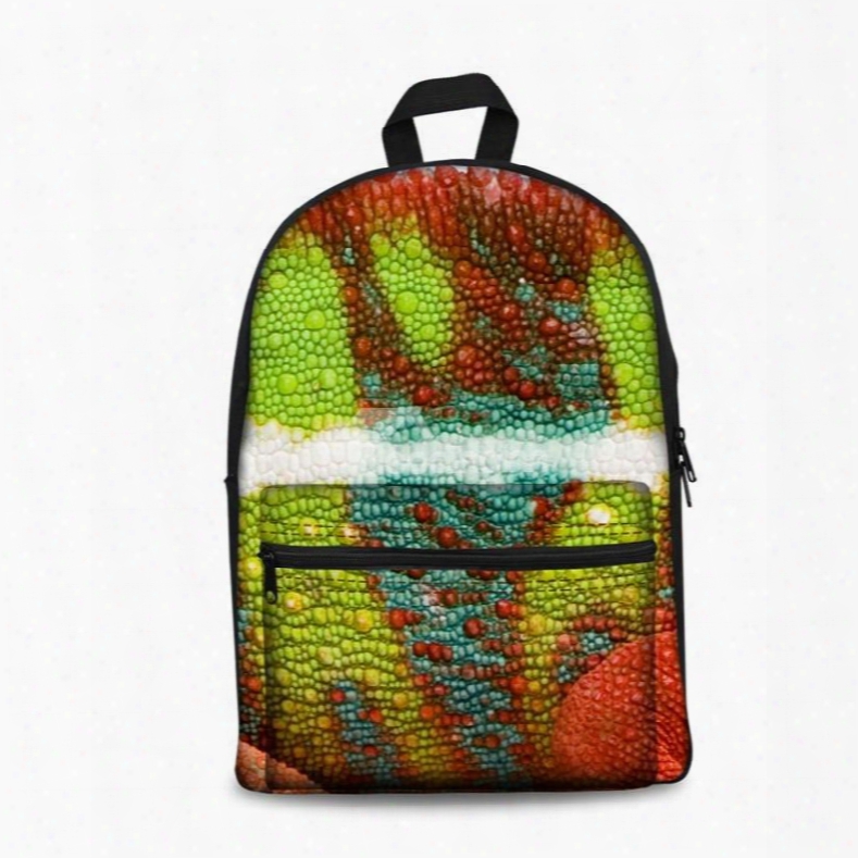 New Fashion 3d Modern Style Abstract Painting Backpack Students School Campus Bags