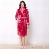 Top Selling Winter Coral Velvet Women' s Bathrobe