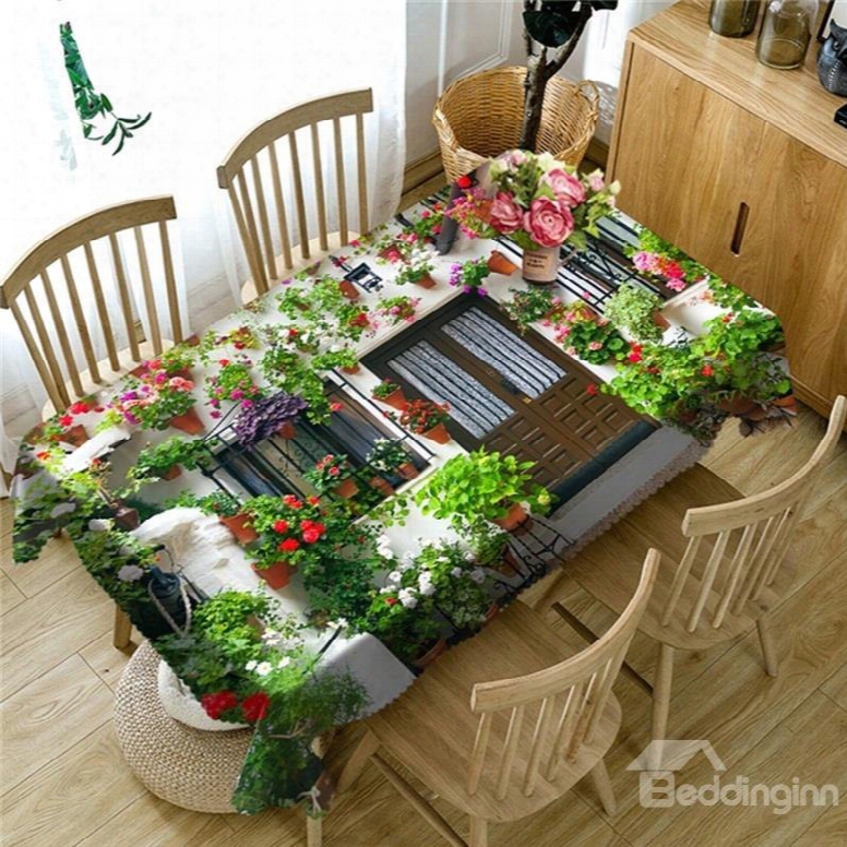 Wonderful Flowers  Lineage Romantic And Warm Style 3d Table Cover