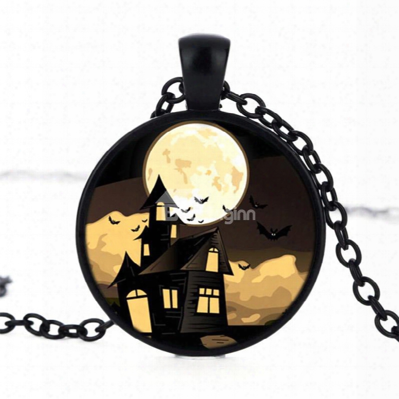 Alloy Popular Jewelry Night Pattern Sexy Fashion Halloween Necklace