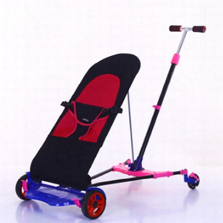 Baby Foldable Anti-shock Multi-positon Reclining Seat Pushchair