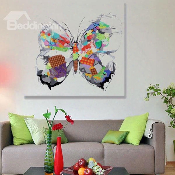 Beautiful Artistic Butterfly Hand Painted Wall Prints For Living Room