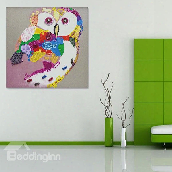 Creative Hand-painted Owl Animal Wall Prints