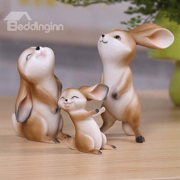 Cute Rabbit 1-piecer Esin Desktop Decoration