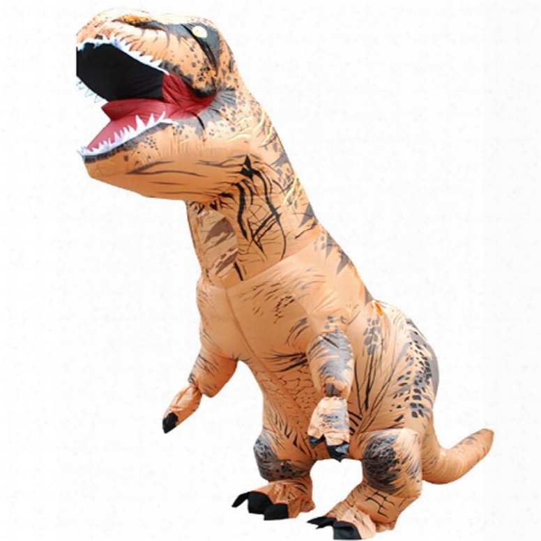 Halloween Gift Cool Dinosaur Inflatable Costume Suit Colorful
