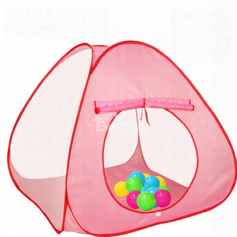 Portable Polyester Simple Style 1-piece Kids Indoor Tent