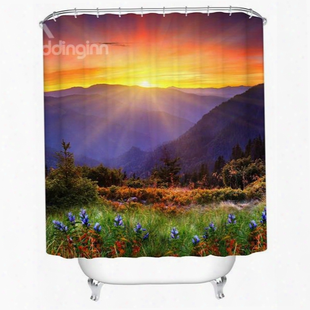 Resplendant Fancy Natural Scenery 3d Shower Curtain