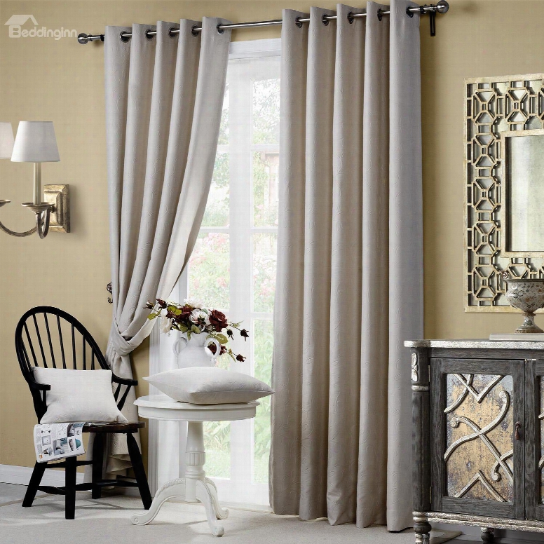 Wonderful High Shading Degree Grommet Top Curtain