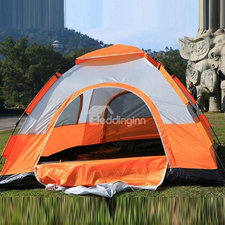 3-4 Person Windproof Outdoor Hiking And Camping Uv-pro Tent