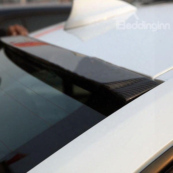 Domineering Wide Carbon Fiber Material Roof Spoiler