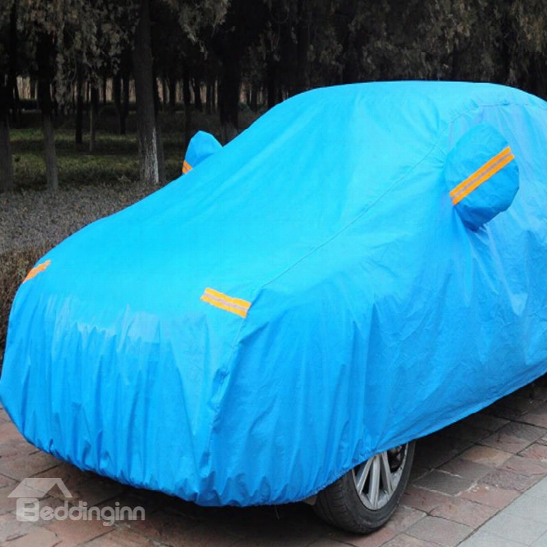 Full Blue Car Body Cover Customed-fit Popular Non-woven Fabrics Material Car Sun Shades