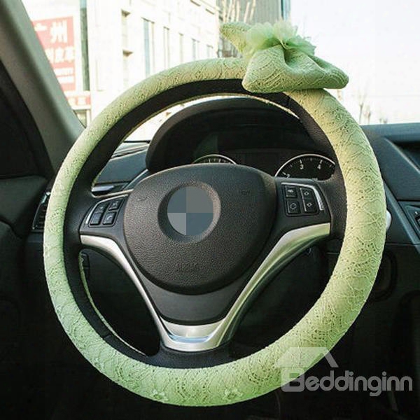 Hot Selling Fresh Green Color Steering Wheel Cover
