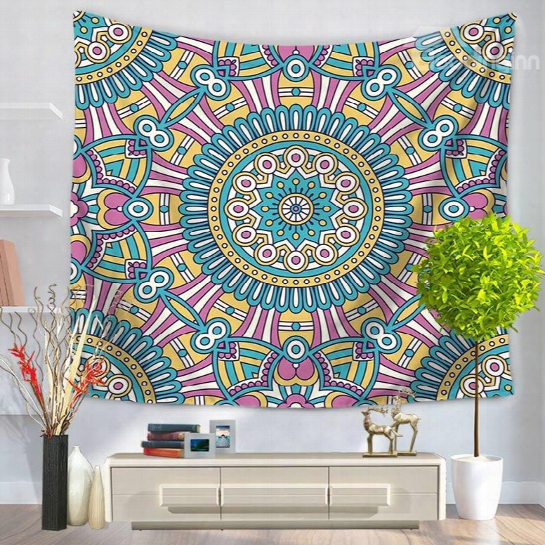 Large Indian Mandala Ethnic Style Decorative Hanging Wall Tapestry