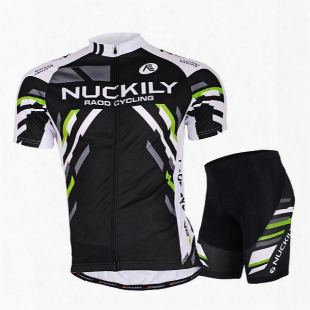 Male Black Breathable Short Sleeve Bike Jersey With Full Zipper Quick-dry Cycling Suit