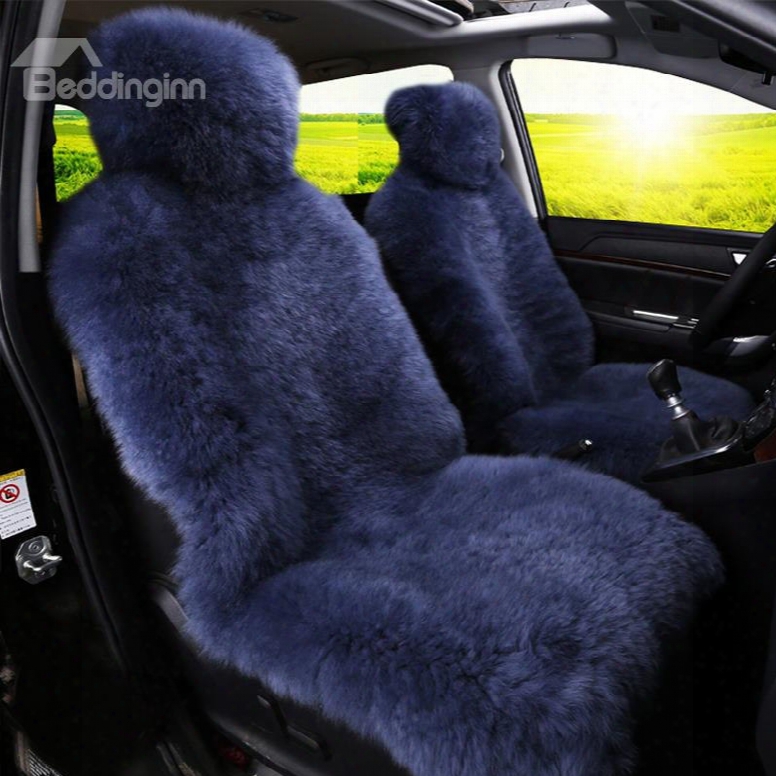 New Comfortable And Soft Plush Warm Fashion Car Seat Cover