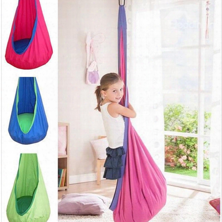 Outdoor And Indoor Inflated Hammock With Air Cushion Easy Installation Safety Kids Swing