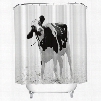 3D Dairy Cow Printed Polyester Bathroom Shower Curtain