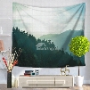 Mountain Scenery at Sunset Time Nature Pattern Decorative Hanging Wall Tapestry