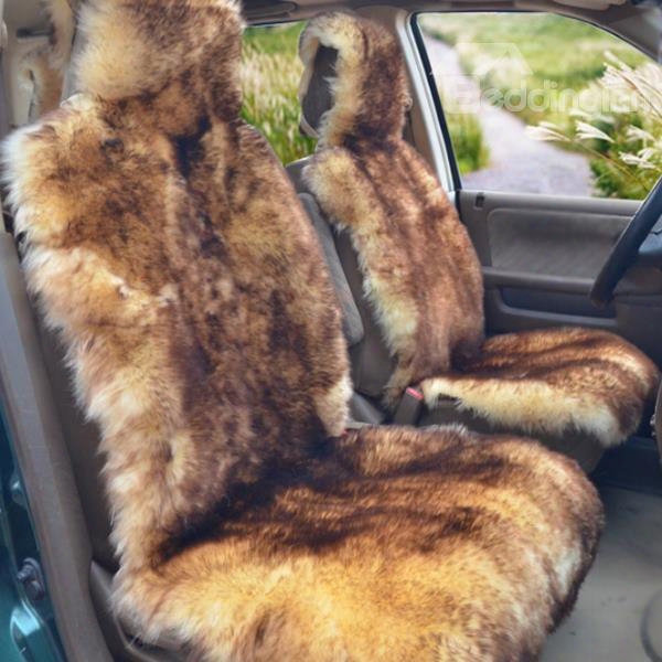 Real Plush Winter Super Warm Special Color Mixing Universal Ca R Seat Cover