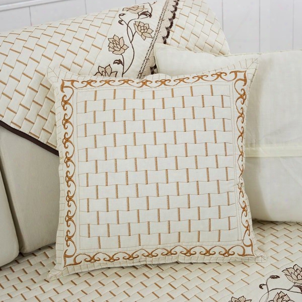 White Warm Unique Pattern Design With Invisible Zipper Sofa Throw Pillow