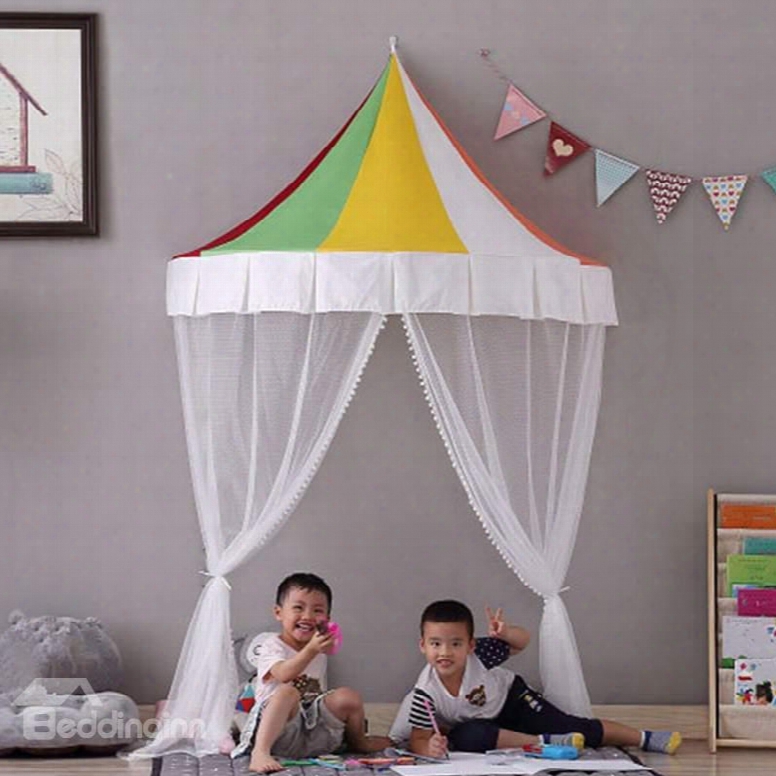 Colorful Semicircle Design Decoration Indoor Netting Tent