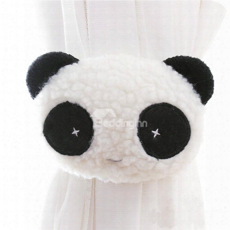 Cute Panda Design Buckle Window Curtain Tieback