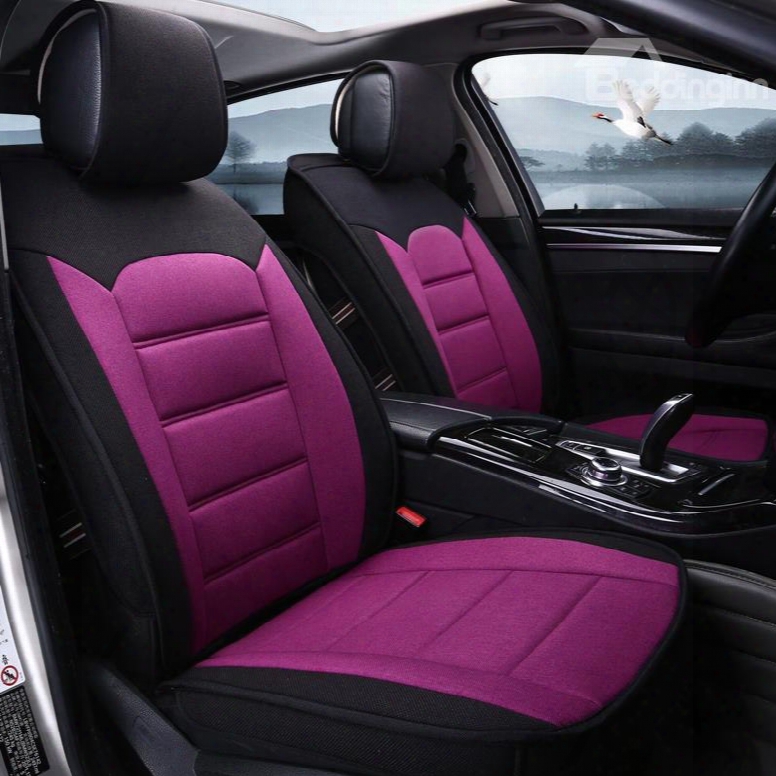High Class Soft Linen Comfortable Design Universal Car Seat Cover
