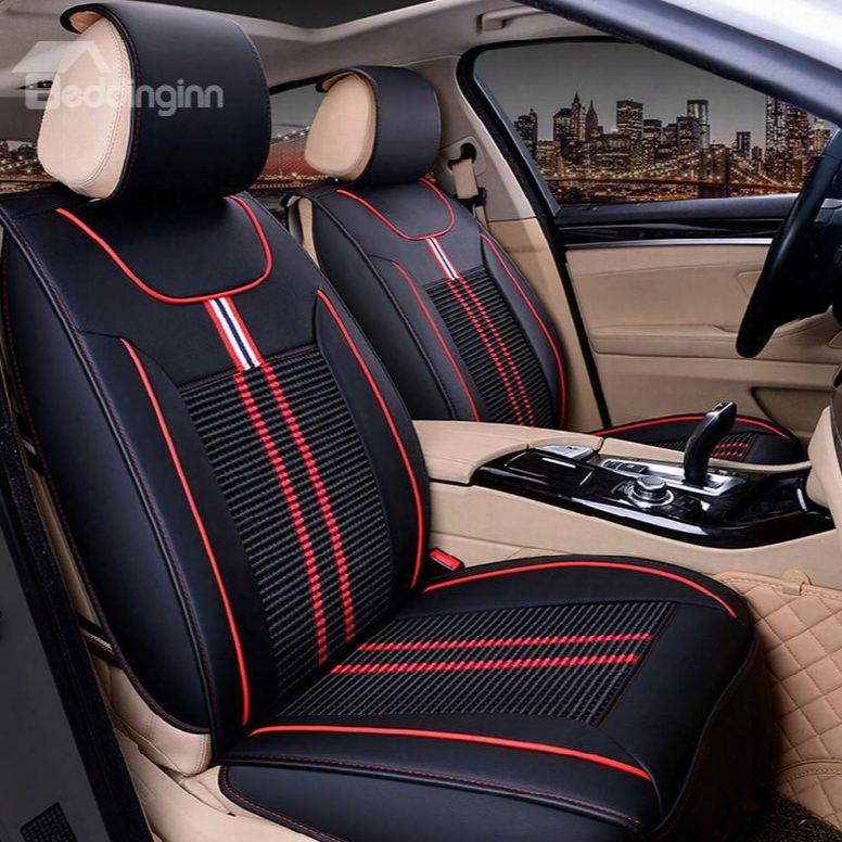 Permeable Ice Silk And Rayon Cost-effective Universal Car Seat Covers