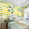 Yellow and Green Bricks 3D Waterproof Wall Murals