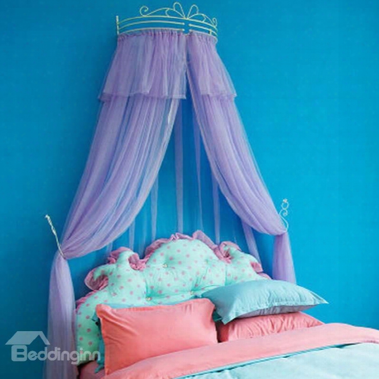 Princess Style Multicolor Option Preferred Fabric Kids Bed Canopy