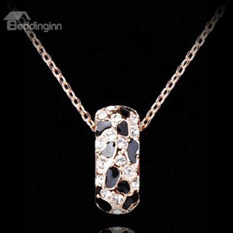 Shining Rhinestone Simple Design Alloy Jewelry Sets