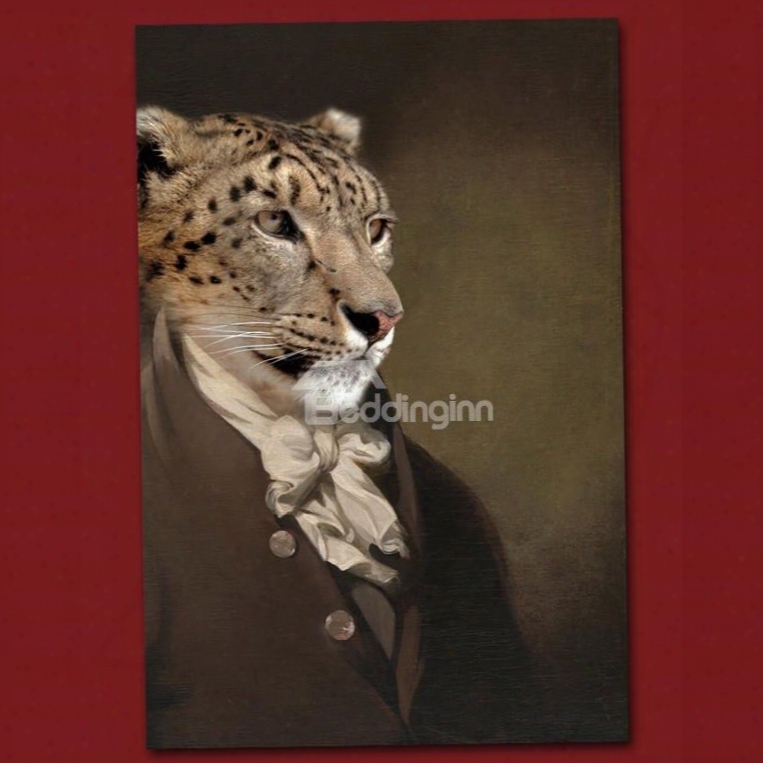 Amazing Stylish Leopard Design Pure Cotton Material Wall Art Print