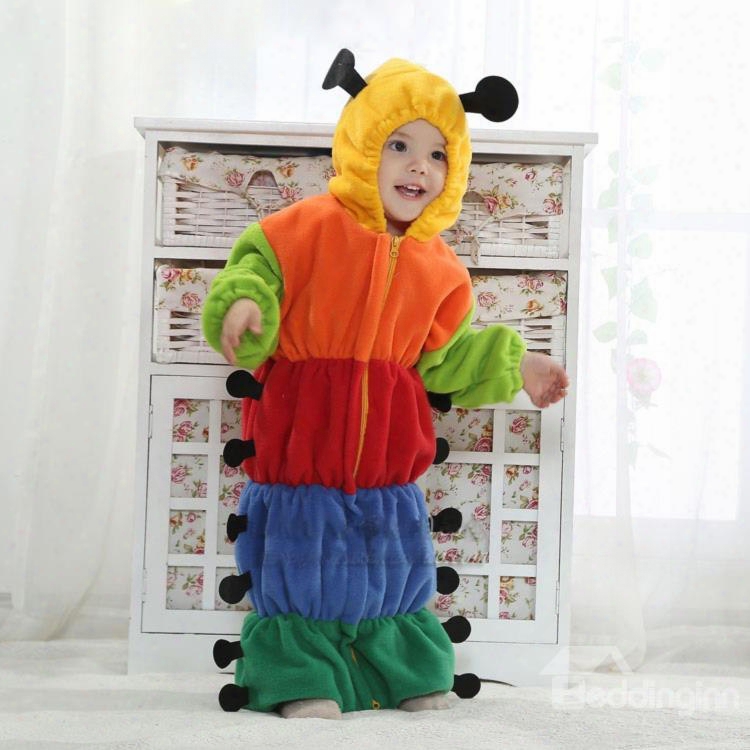 Creative Colorful Caterpillar Design Baby Sleeping Bag