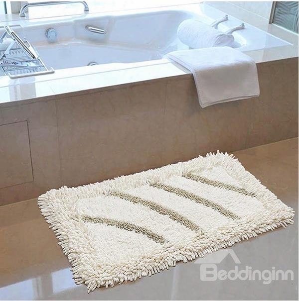 High Quality Solid Color Contemporary Bath Rug