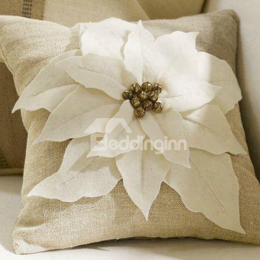 High Quality Super Soft Flower Addition Throow Pillow