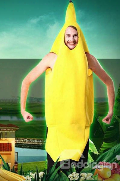 Hot Selling Fancy Cute Banana Pattern Costume
