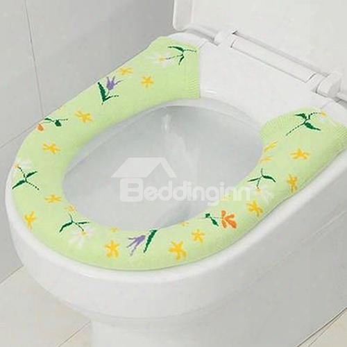 Jacquard Buckle General U Shaped Toilet Seat Covers